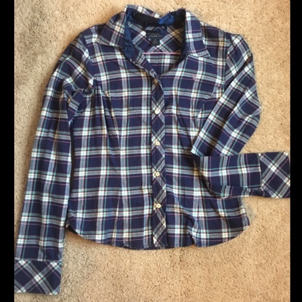 Women’s American Eagle Flannel Top